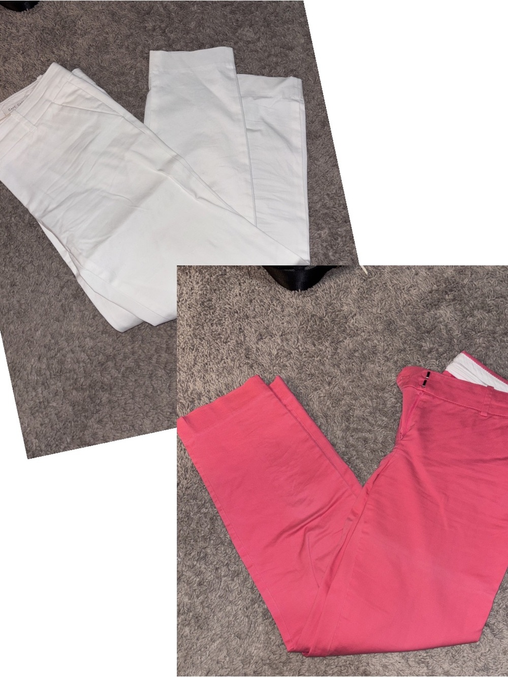 J. Crew White Café Capri Pants